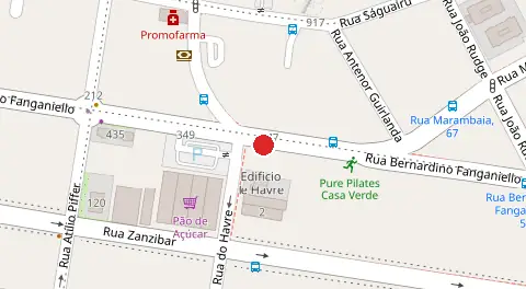 Mapa da localização