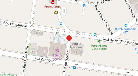 Mapa da localização
