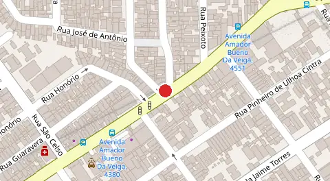 Mapa da localização