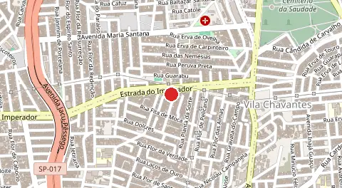 Mapa de Jardim São Sebastião