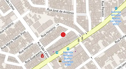 Mapa da localização