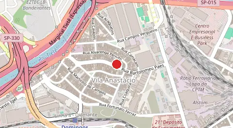 Mapa de Vila Anastacio