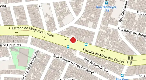 Mapa da localização