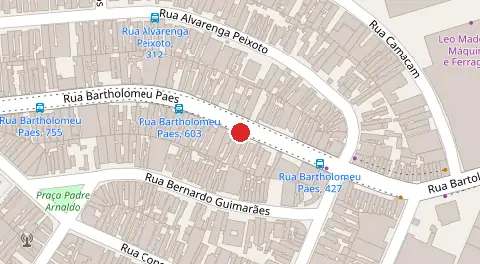 Mapa da localização