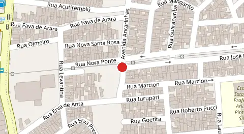 Mapa da localização