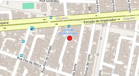 Mapa da localização