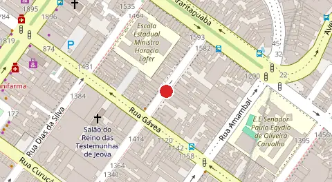 Mapa da localização