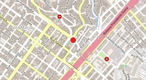 Mapa de Rua Araritaguaba