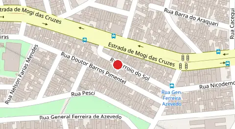 Mapa da localização