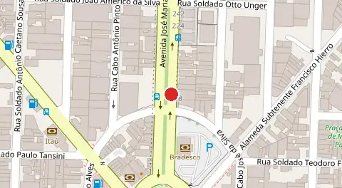 Mapa da localização
