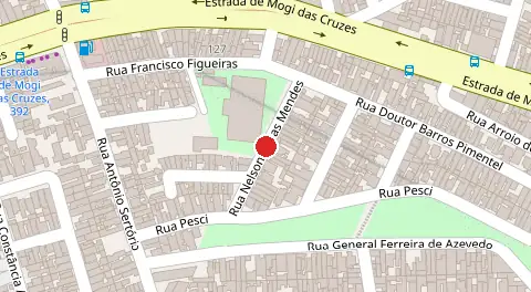 Mapa da localização