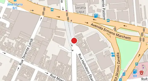 Mapa da localização