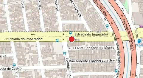 Mapa da localização