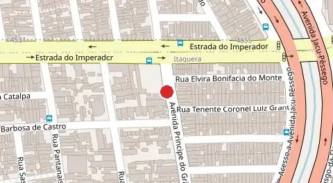 Mapa da localização