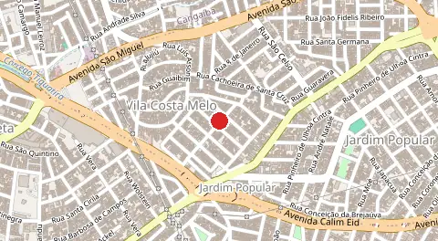 Mapa de Viila Costa Melo