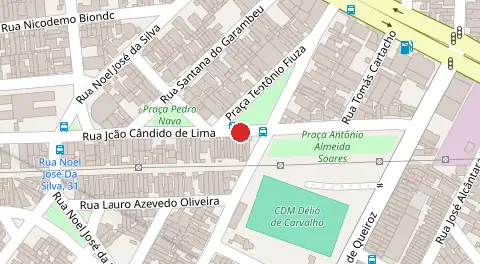 Mapa da localização