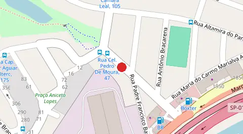Mapa da localização