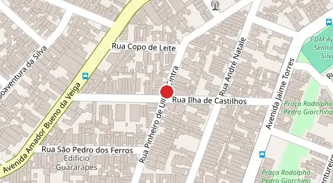 Mapa da localização