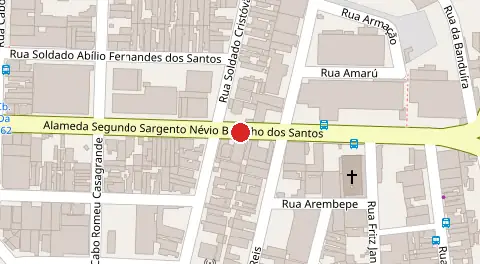 Mapa da localização
