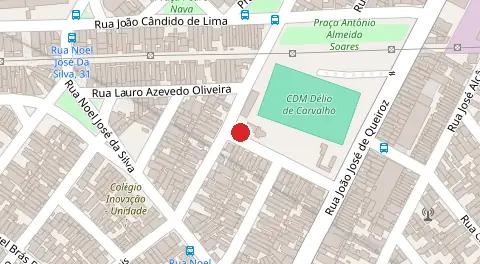Mapa da localização