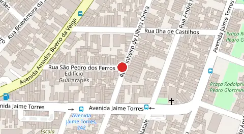 Mapa da localização