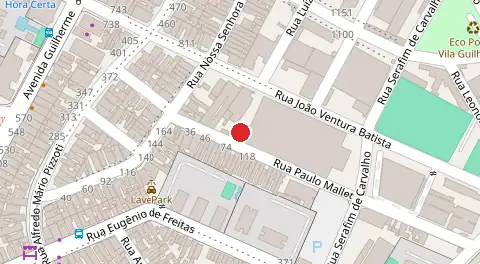 Mapa da localização