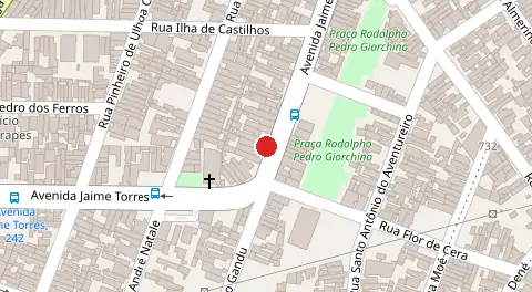 Mapa da localização