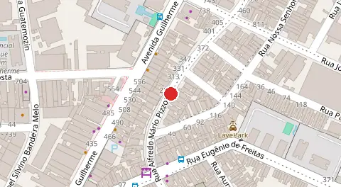 Mapa da localização