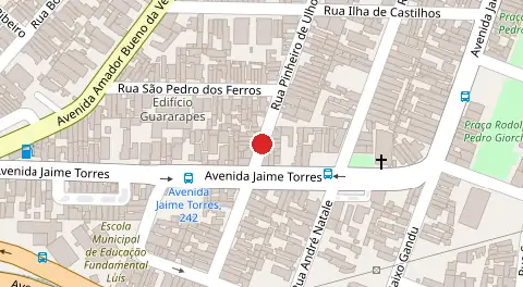 Mapa da localização