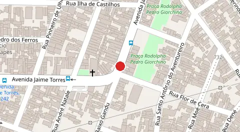 Mapa da localização