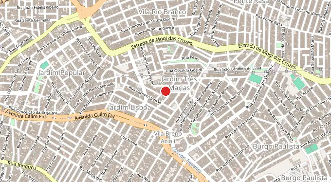 Mapa de Jardim Tres Maria