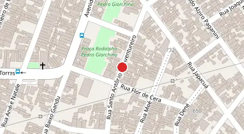 Mapa da localização