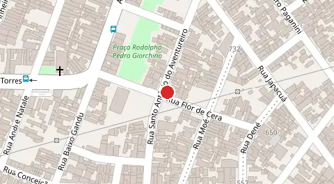 Mapa da localização