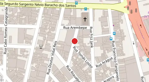 Mapa da localização