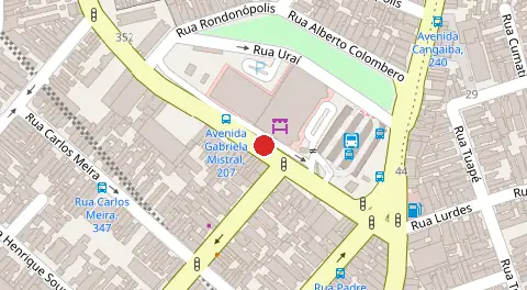Mapa da localização
