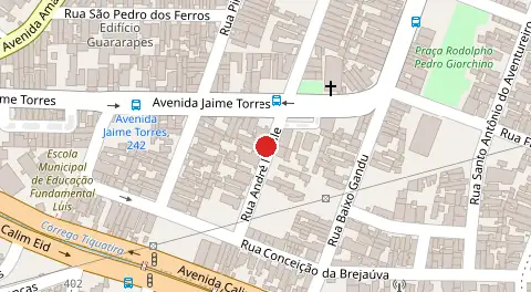 Mapa da localização