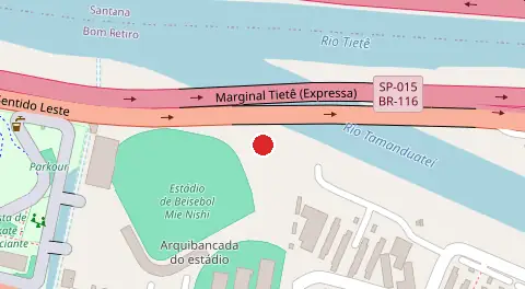 Mapa da localização