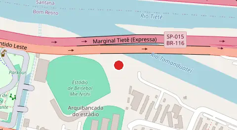 Mapa da localização