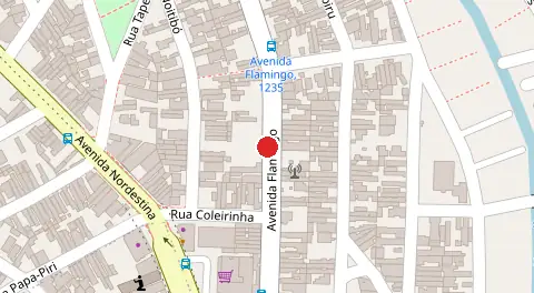 Mapa da localização