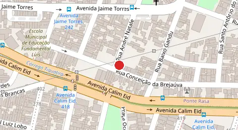 Mapa da localização