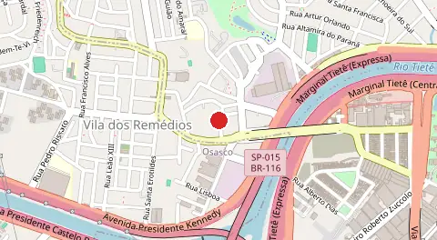 Mapa de Vila dos Remedios