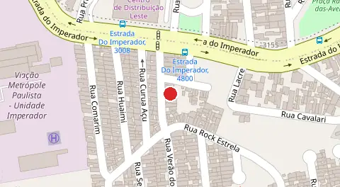 Mapa da localização