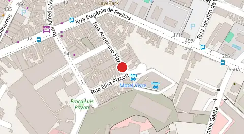 Mapa da localização