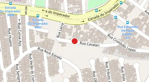 Mapa da localização