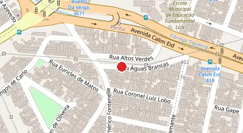 Mapa da localização