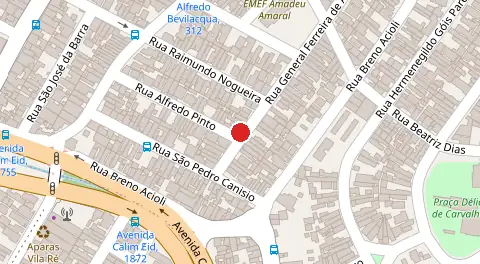 Mapa da localização