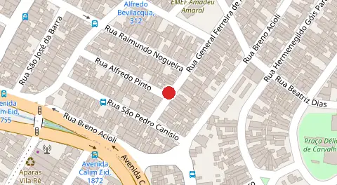 Mapa da localização