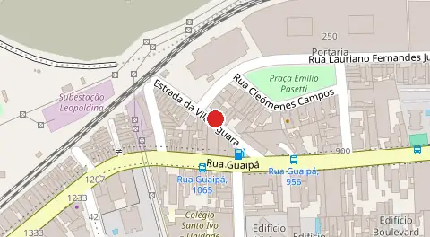 Mapa da localização