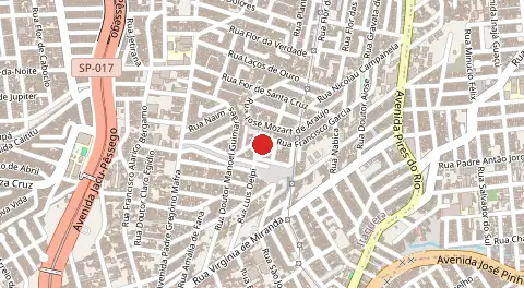 Mapa de Vila Bozzini