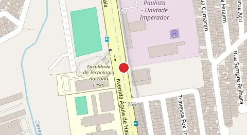 Mapa da localização